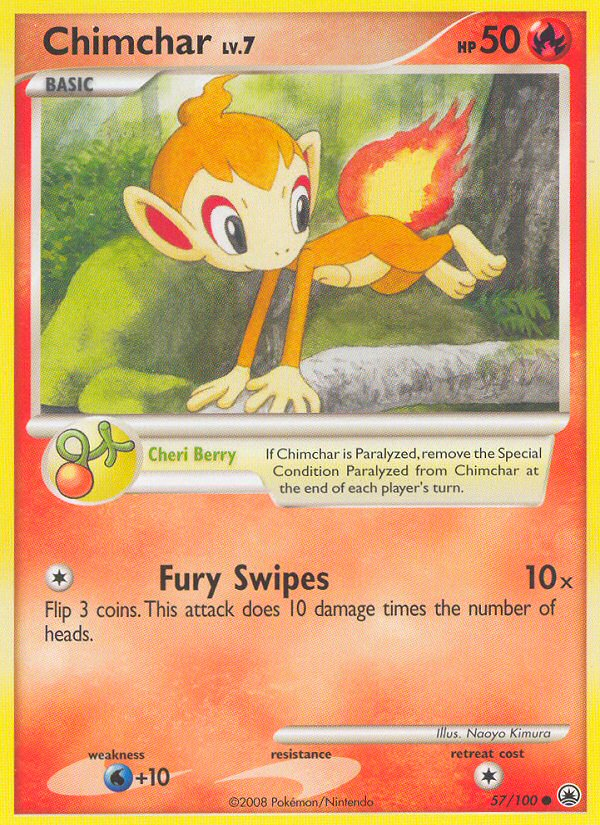 Chimchar (57/100) [Diamond & Pearl: Majestic Dawn] | Shuffle n Cut Hobbies & Games