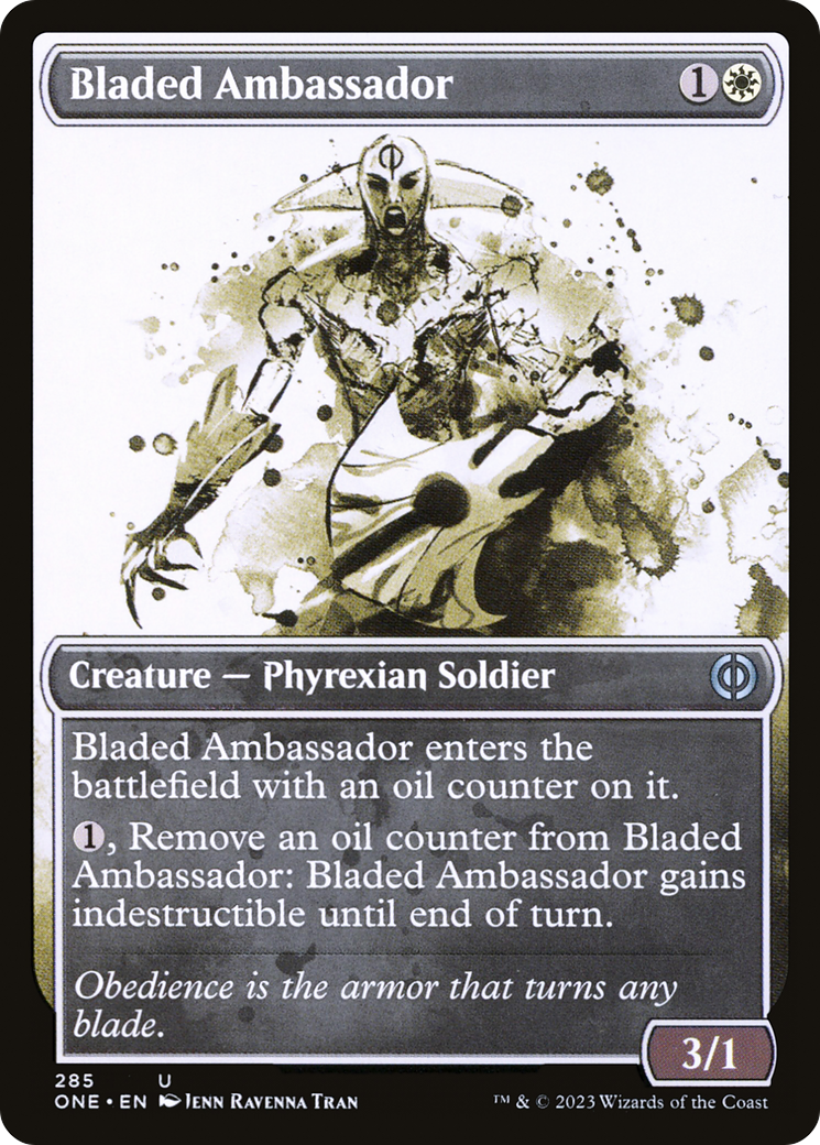 Bladed Ambassador (Showcase Ichor) [Phyrexia: All Will Be One] | Shuffle n Cut Hobbies & Games