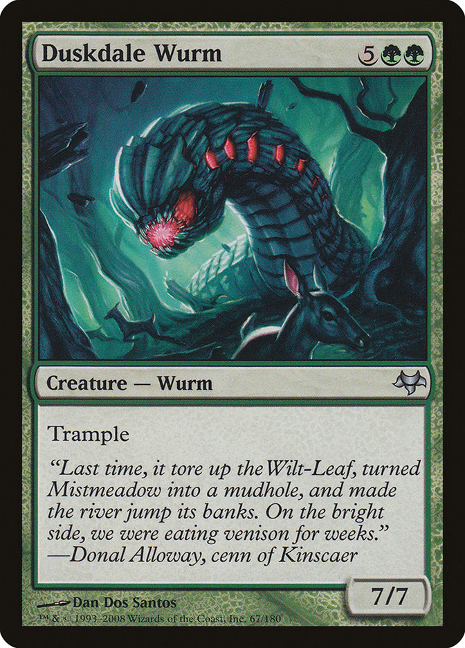 Duskdale Wurm [Eventide] | Shuffle n Cut Hobbies & Games