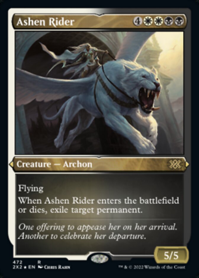 Ashen Rider (Foil Etched) [Double Masters 2022] | Shuffle n Cut Hobbies & Games
