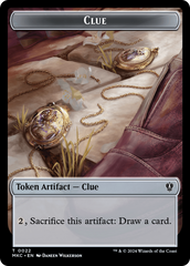 Clue // Food Double-Sided Token [Murders at Karlov Manor Commander Tokens] | Shuffle n Cut Hobbies & Games