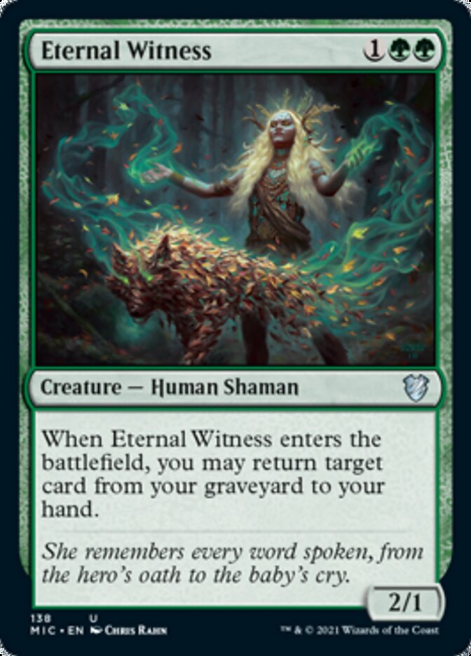 Eternal Witness [Innistrad: Midnight Hunt Commander] | Shuffle n Cut Hobbies & Games