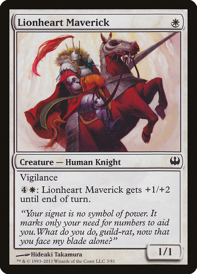 Lionheart Maverick [Duel Decks: Knights vs. Dragons] | Shuffle n Cut Hobbies & Games