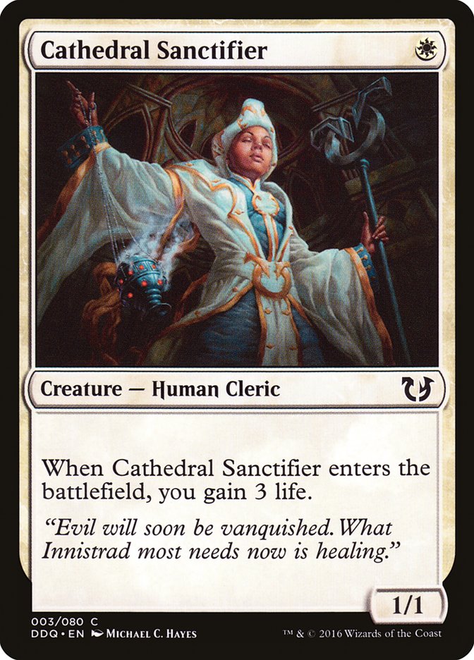 Cathedral Sanctifier [Duel Decks: Blessed vs. Cursed] | Shuffle n Cut Hobbies & Games