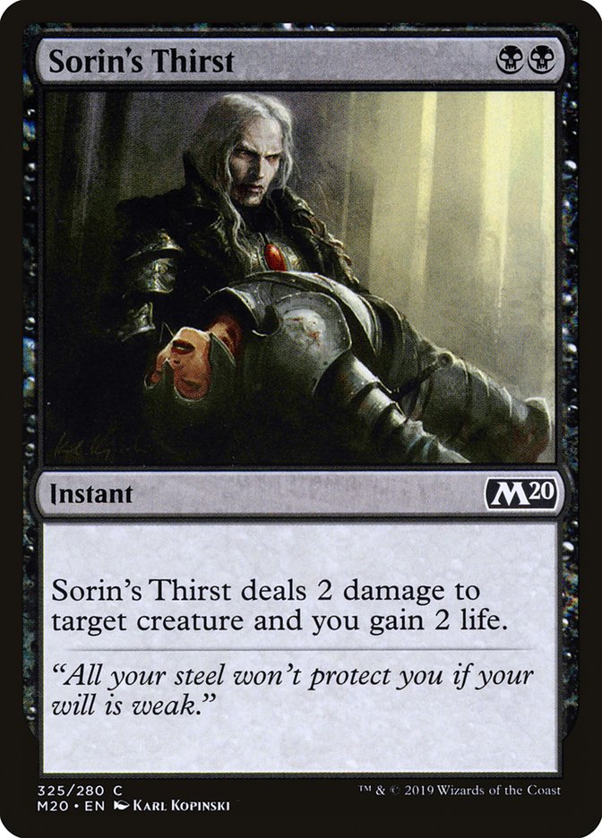 Sorin's Thirst [Core Set 2020] | Shuffle n Cut Hobbies & Games