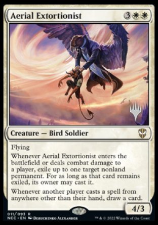 Aerial Extortionist (Promo Pack) [Streets of New Capenna Commander Promos] | Shuffle n Cut Hobbies & Games