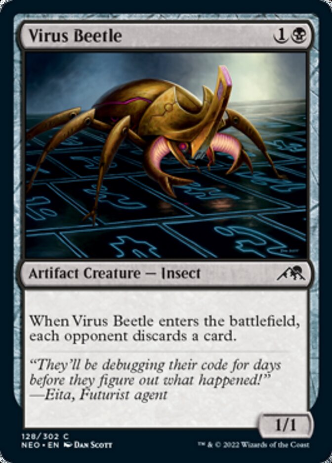 Virus Beetle [Kamigawa: Neon Dynasty] | Shuffle n Cut Hobbies & Games
