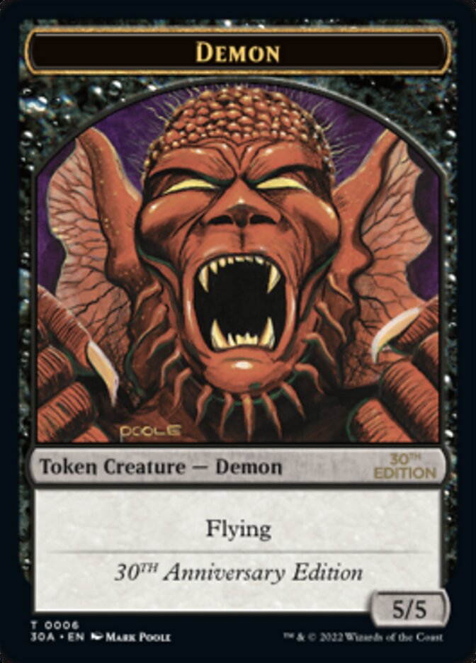 Demon Token [30th Anniversary Tokens] | Shuffle n Cut Hobbies & Games