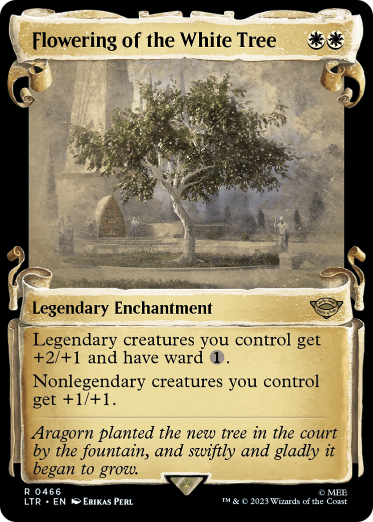 Flowering of the White Tree [The Lord of the Rings: Tales of Middle-Earth Showcase Scrolls] | Shuffle n Cut Hobbies & Games
