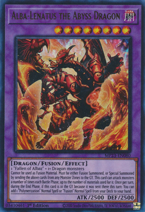 Alba-Lenatus the Abyss Dragon [MP23-EN080] Ultra Rare | Shuffle n Cut Hobbies & Games