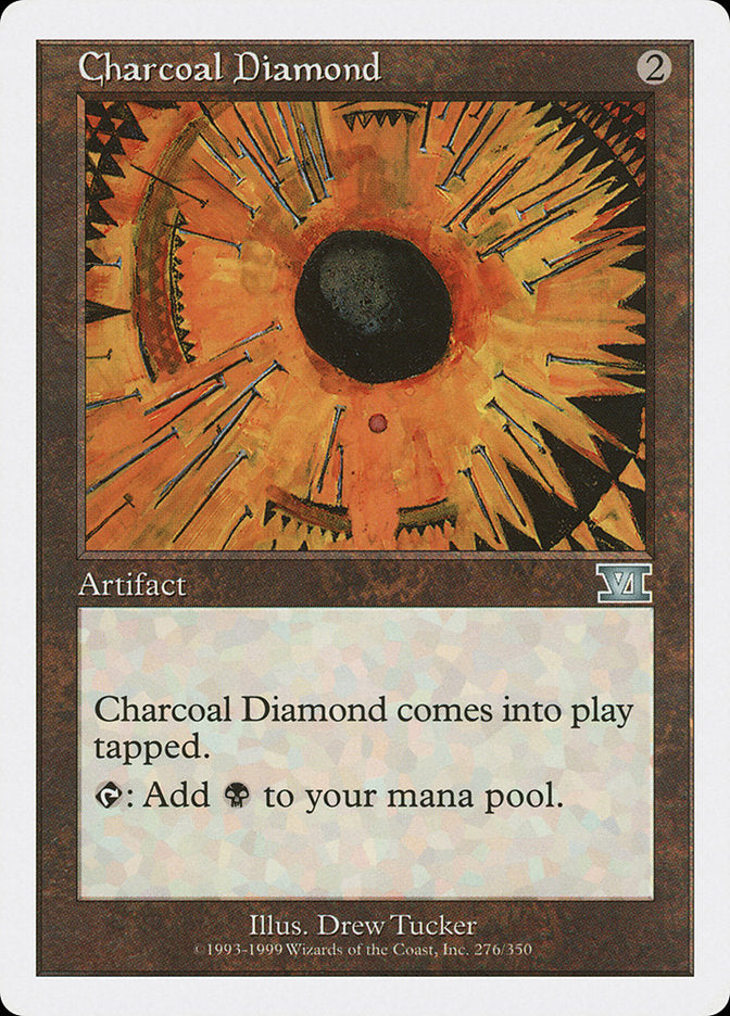 Charcoal Diamond [Classic Sixth Edition] | Shuffle n Cut Hobbies & Games