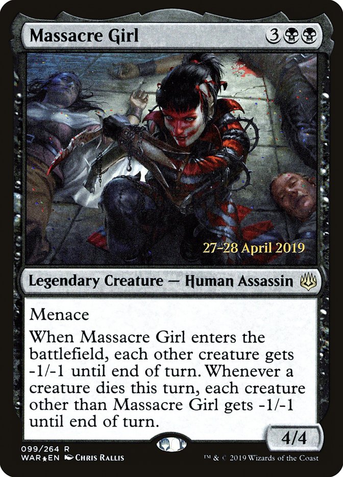 Massacre Girl [War of the Spark Prerelease Promos] | Shuffle n Cut Hobbies & Games