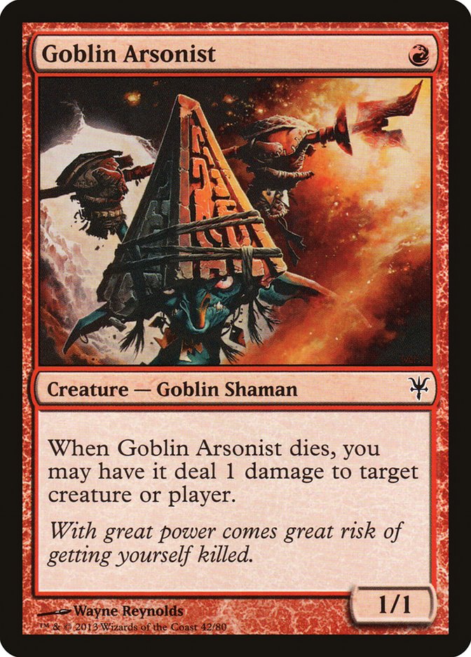 Goblin Arsonist [Duel Decks: Sorin vs. Tibalt] | Shuffle n Cut Hobbies & Games