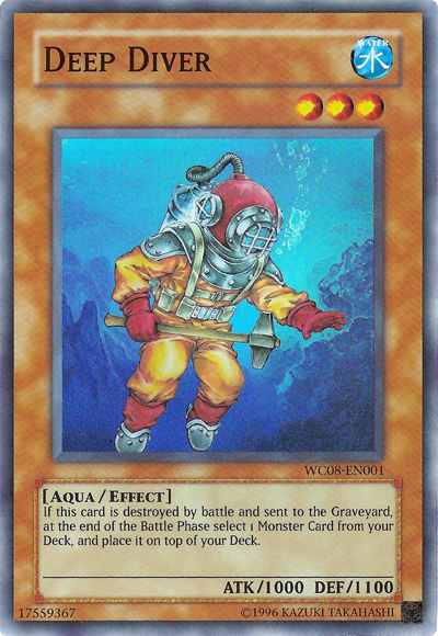 Deep Diver [WC08-EN001] Super Rare | Shuffle n Cut Hobbies & Games