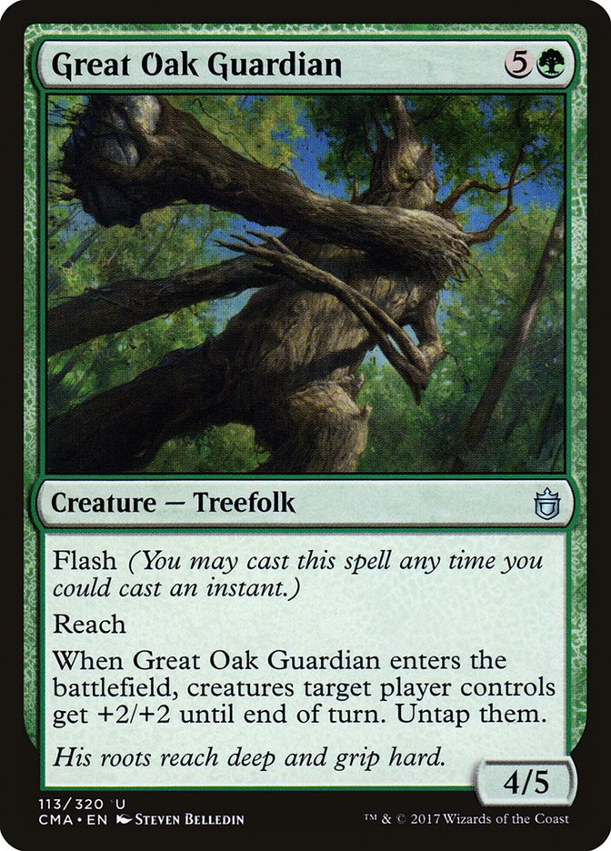 Great Oak Guardian [Commander Anthology] | Shuffle n Cut Hobbies & Games
