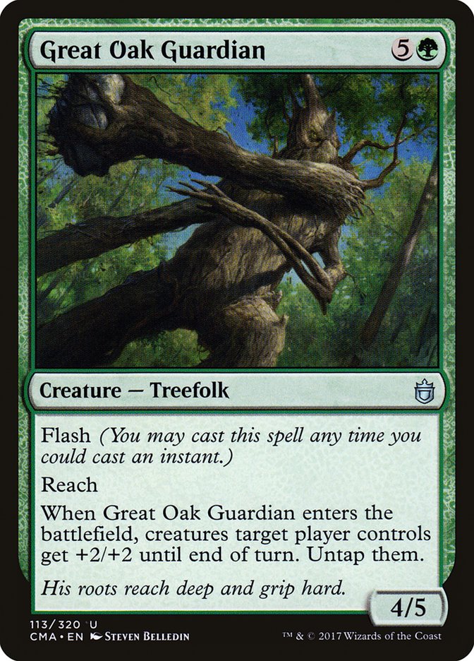 Great Oak Guardian [Commander Anthology] | Shuffle n Cut Hobbies & Games
