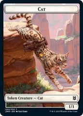 Cat // Goblin Construct Double-Sided Token [Zendikar Rising Tokens] | Shuffle n Cut Hobbies & Games