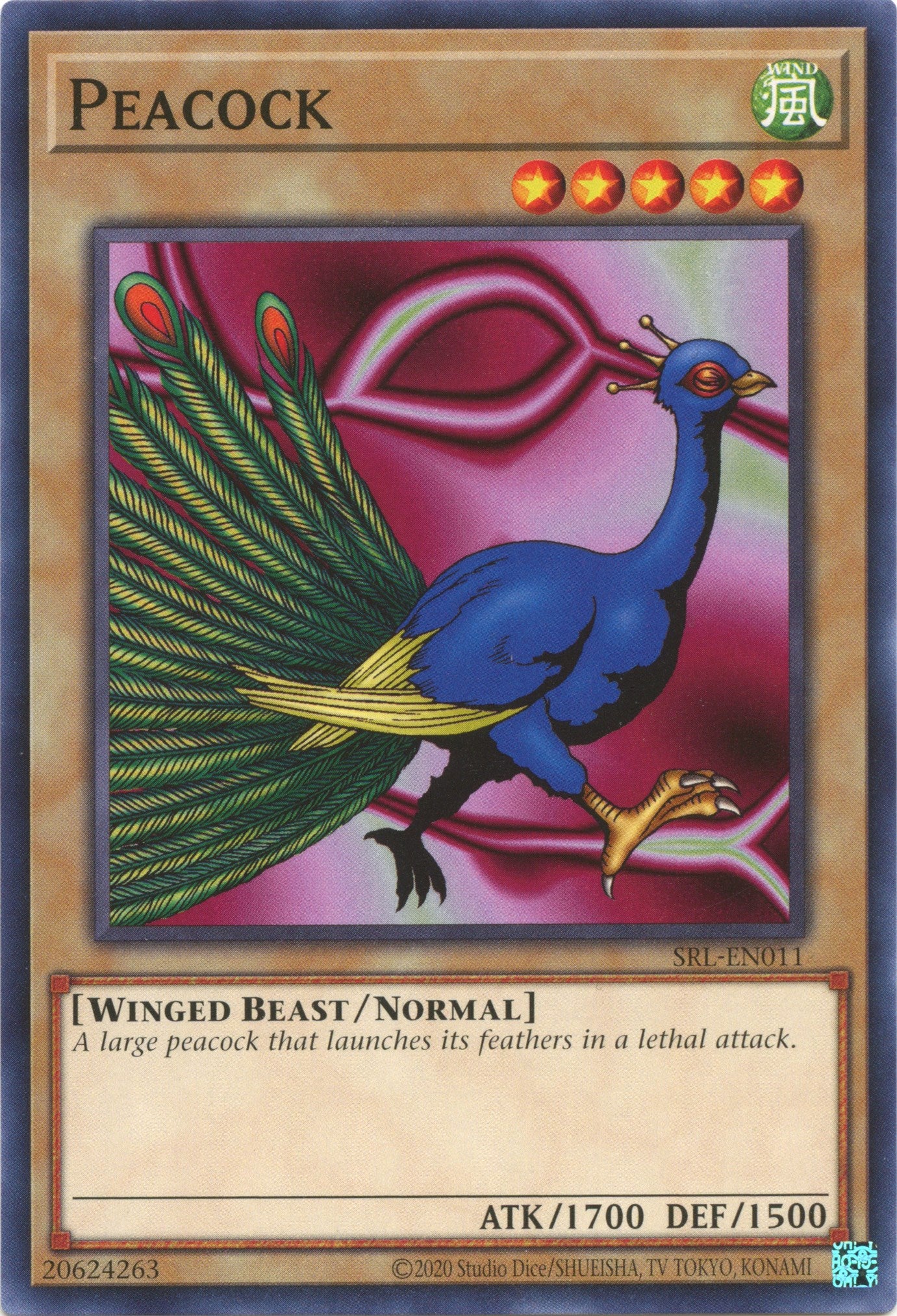 Peacock (25th Anniversary) [SRL-EN011] Common | Shuffle n Cut Hobbies & Games