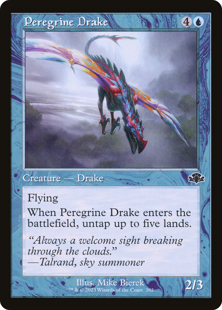 Peregrine Drake (Retro) [Dominaria Remastered] | Shuffle n Cut Hobbies & Games