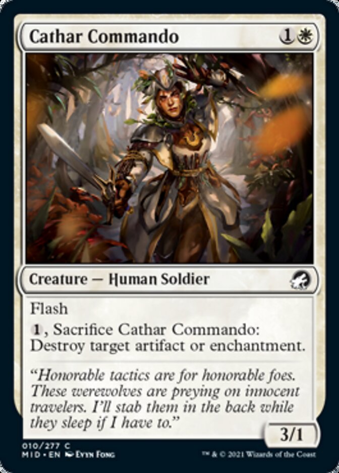 Cathar Commando [Innistrad: Midnight Hunt] | Shuffle n Cut Hobbies & Games