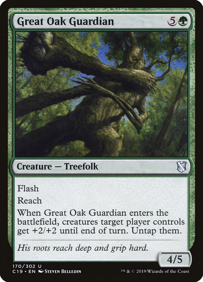 Great Oak Guardian [Commander 2019] | Shuffle n Cut Hobbies & Games