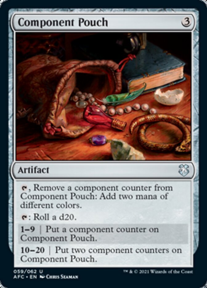 Component Pouch [Dungeons & Dragons: Adventures in the Forgotten Realms Commander] | Shuffle n Cut Hobbies & Games