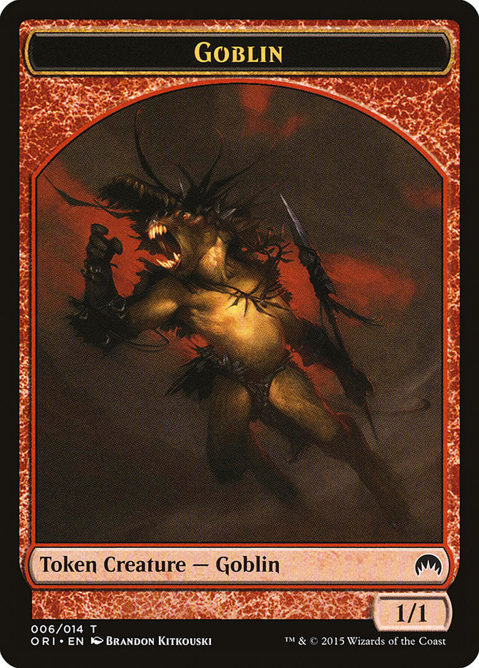 Goblin Token [Magic Origins Tokens] | Shuffle n Cut Hobbies & Games