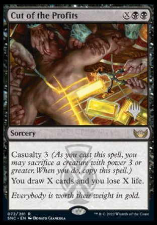 Cut of the Profits (Promo Pack) [Streets of New Capenna Promos] | Shuffle n Cut Hobbies & Games