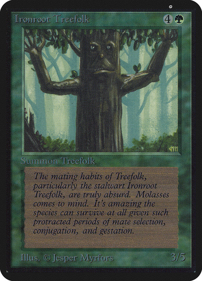 Ironroot Treefolk [Alpha Edition] | Shuffle n Cut Hobbies & Games