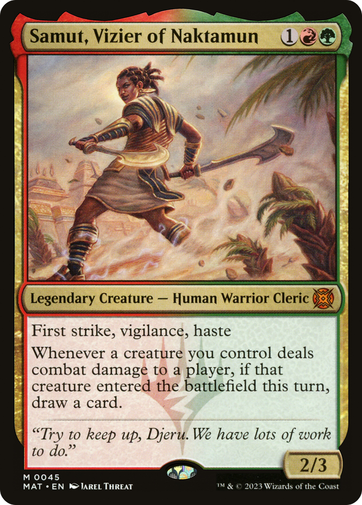 Samut, Vizier of Naktamun [March of the Machine: The Aftermath] | Shuffle n Cut Hobbies & Games