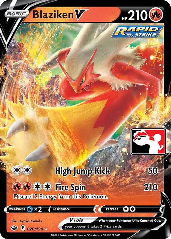 Blaziken V (020/198) [Prize Pack Series One] | Shuffle n Cut Hobbies & Games