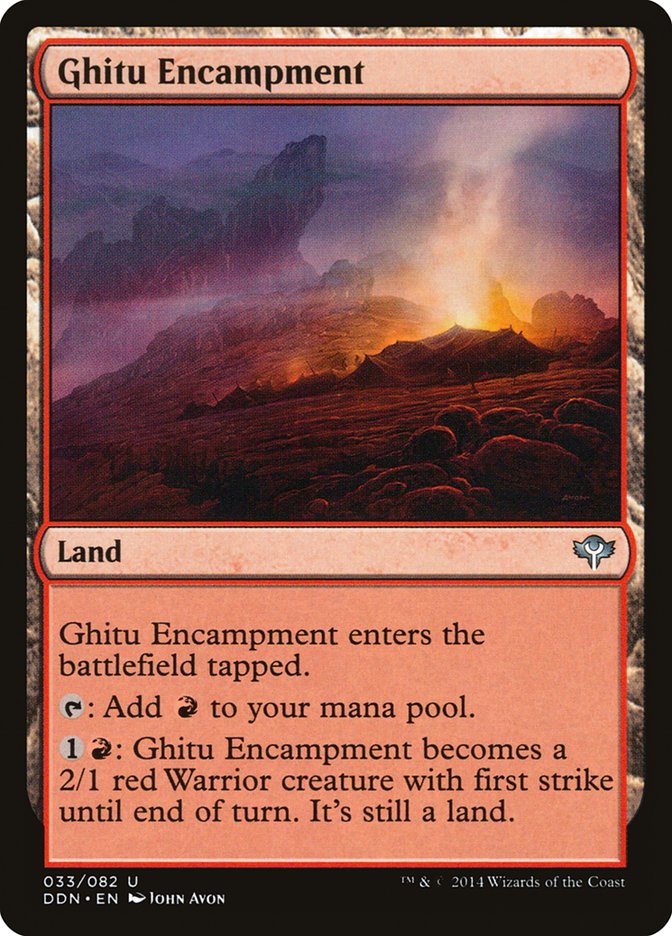 Ghitu Encampment [Duel Decks: Speed vs. Cunning] | Shuffle n Cut Hobbies & Games