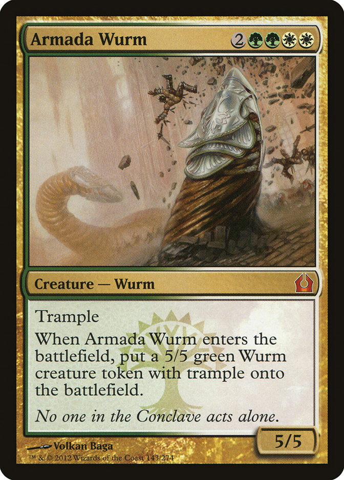 Armada Wurm [Return to Ravnica] | Shuffle n Cut Hobbies & Games