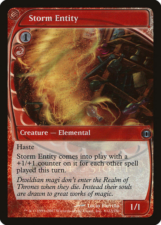 Storm Entity [Future Sight Promos] | Shuffle n Cut Hobbies & Games