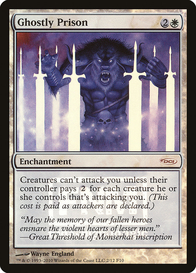 Ghostly Prison [Friday Night Magic 2010] | Shuffle n Cut Hobbies & Games