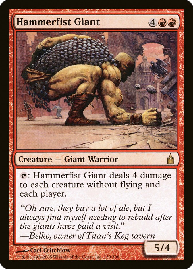 Hammerfist Giant [Ravnica: City of Guilds] | Shuffle n Cut Hobbies & Games