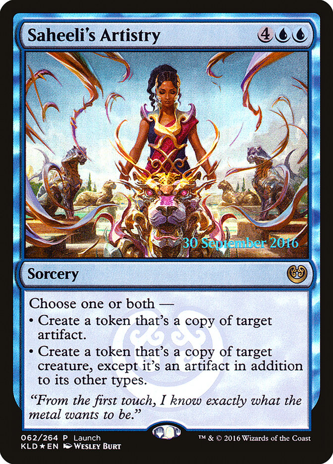 Saheeli's Artistry (Launch) [Kaladesh Promos] | Shuffle n Cut Hobbies & Games