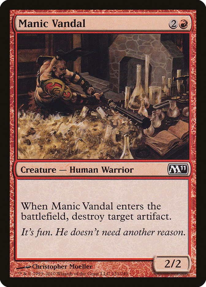 Manic Vandal [Magic 2011] | Shuffle n Cut Hobbies & Games