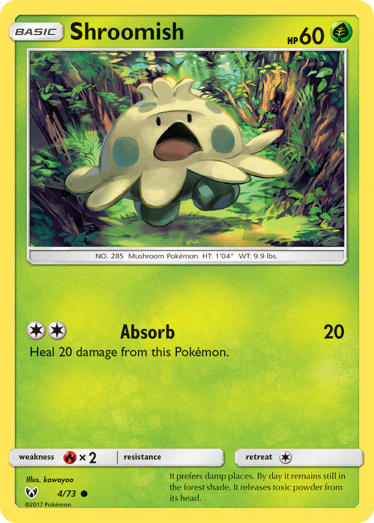 Shroomish (4/73) [Sun & Moon: Shining Legends] | Shuffle n Cut Hobbies & Games