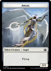 Angel (3) // Demon Double-Sided Token [March of the Machine Commander Tokens] | Shuffle n Cut Hobbies & Games