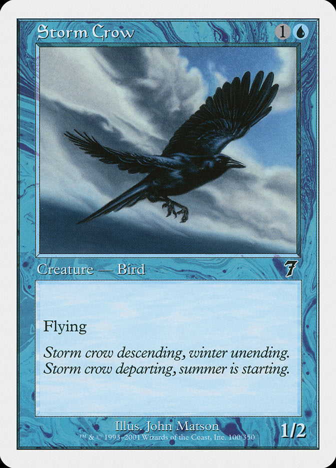 Storm Crow [Seventh Edition] | Shuffle n Cut Hobbies & Games