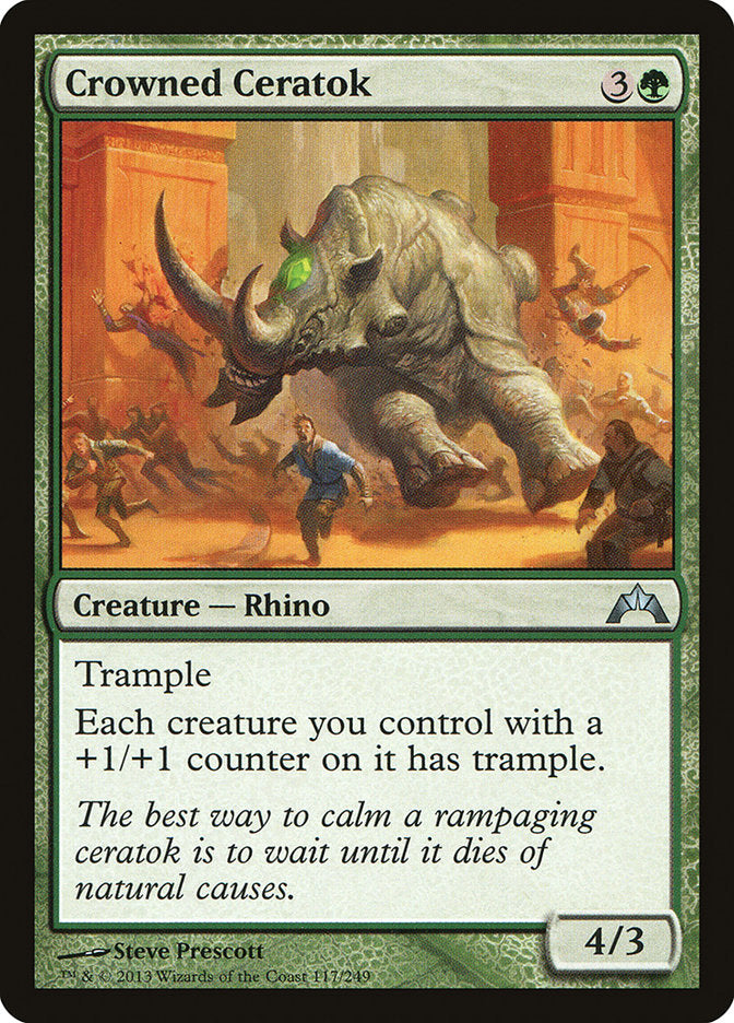 Crowned Ceratok [Gatecrash] | Shuffle n Cut Hobbies & Games