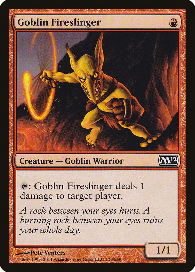 Goblin Fireslinger [Magic 2012] | Shuffle n Cut Hobbies & Games