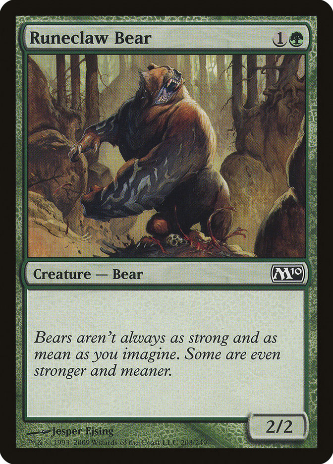 Runeclaw Bear [Magic 2010] | Shuffle n Cut Hobbies & Games
