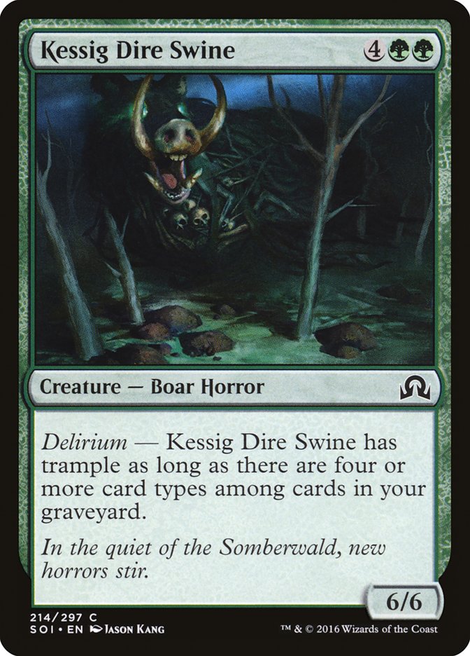 Kessig Dire Swine [Shadows over Innistrad] | Shuffle n Cut Hobbies & Games
