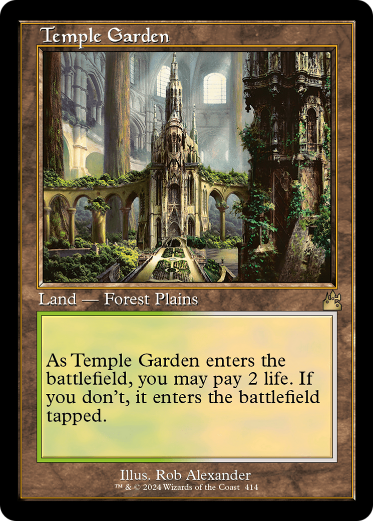 Temple Garden (Retro) [Ravnica Remastered] | Shuffle n Cut Hobbies & Games