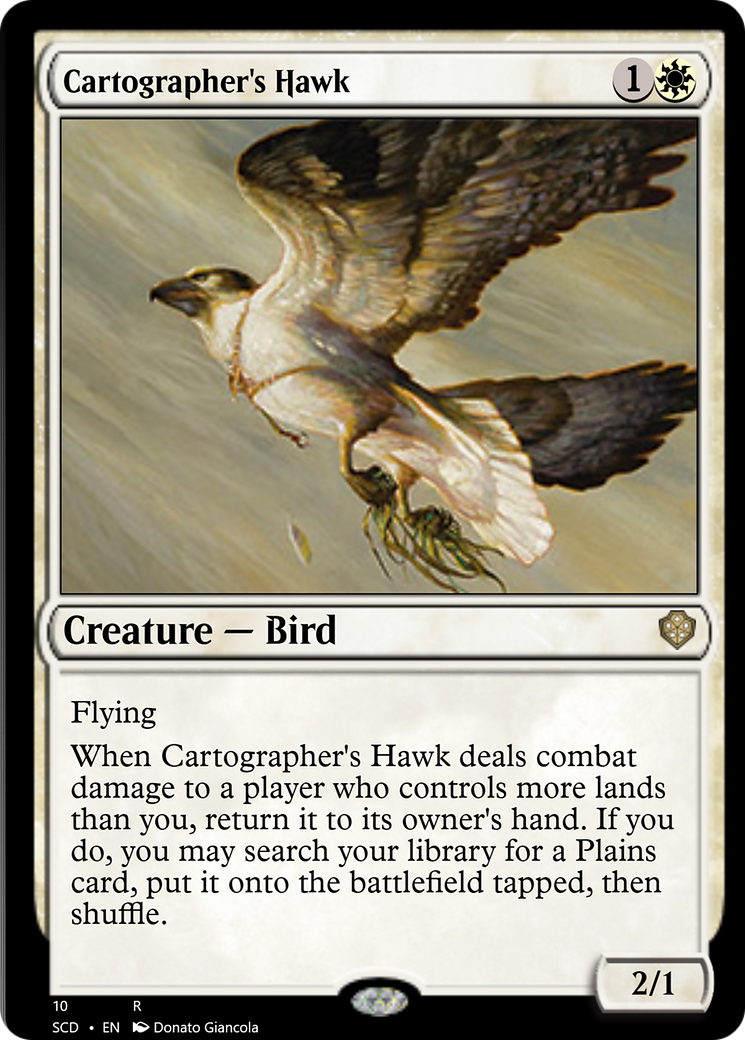 Cartographer's Hawk [Starter Commander Decks] | Shuffle n Cut Hobbies & Games