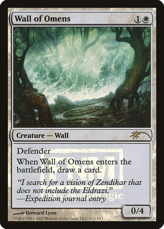 Wall of Omens [Friday Night Magic 2011] | Shuffle n Cut Hobbies & Games