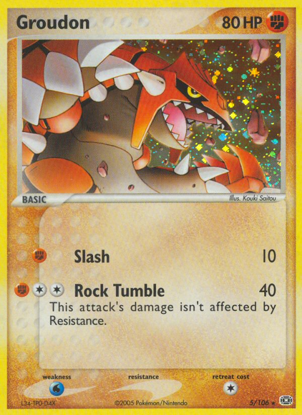 Groudon (5/106) [EX: Emerald] | Shuffle n Cut Hobbies & Games
