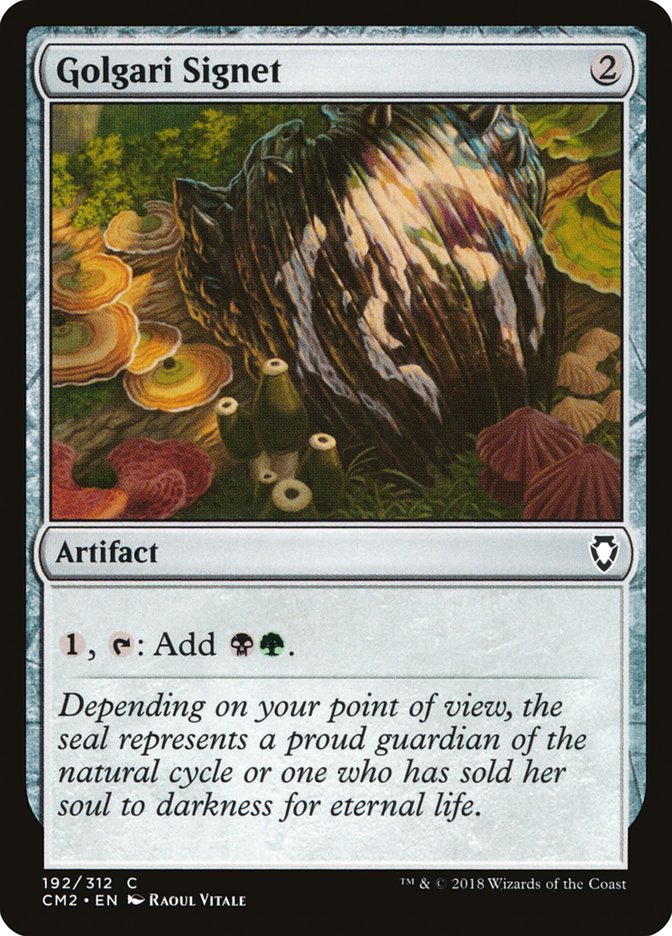 Golgari Signet (192/312) [Commander Anthology Volume II] | Shuffle n Cut Hobbies & Games